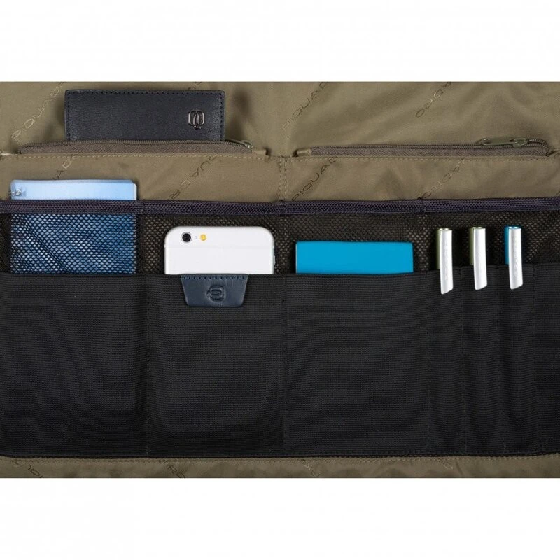 Хоризонтална чанта Piquadro Brief с отделение за iPad AIR - iPad Pro 9,7/iPad 11",черен цвят